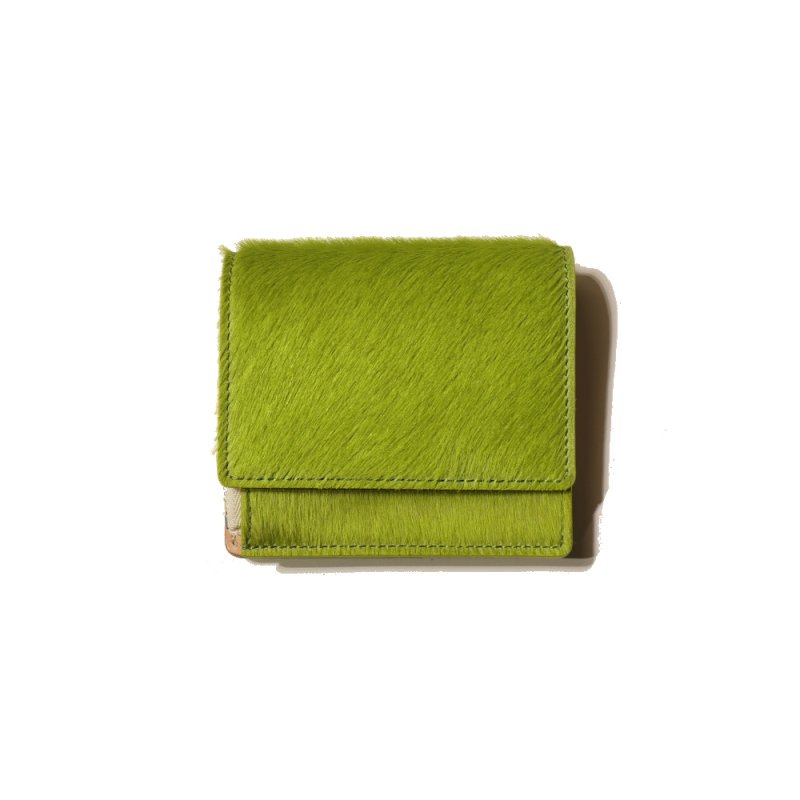 hairy billfold(qn-rc-bfd Lime Green) Hender Scheme - A.I.R.AGE 