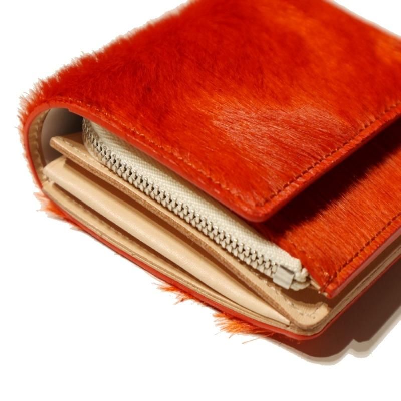エンダースキーマ　hairy billfold オレンジ hairy billfold(qn-rc-bfd Orange) Hender Scheme - A.I.R.AGE ONLINE