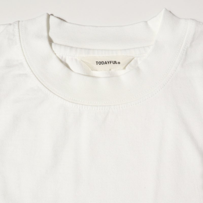 Cotton Silk Useful Halfsleeve T-shirts (12310602 White) TODAYFUL