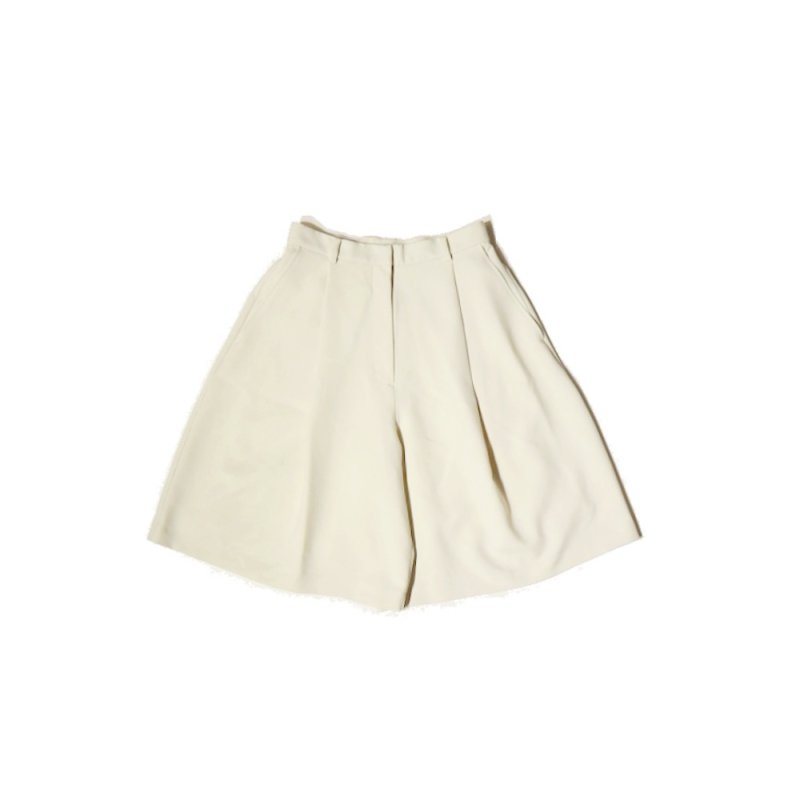 WIDE SHORT PANTS (16110-7112 Ivory) CLANE - A.I.R.AGE ONLINE1STORE