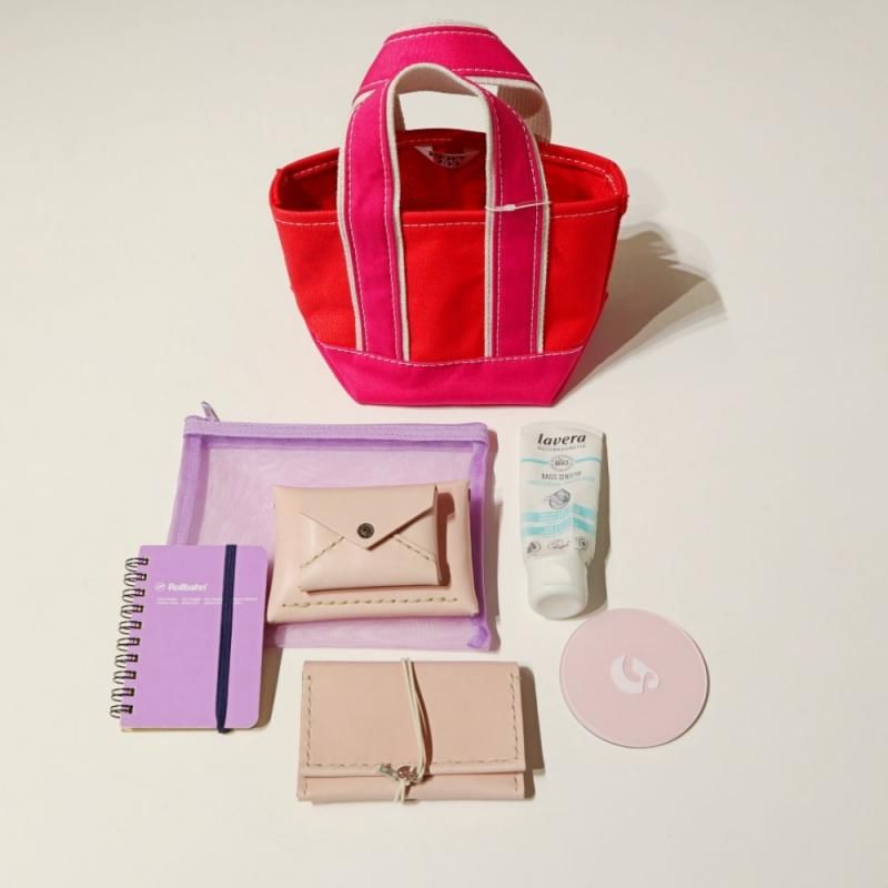 DINKY BAG (G0001 Red × Pink) KOOKY ZOO - A.I.R.AGE ONLINE