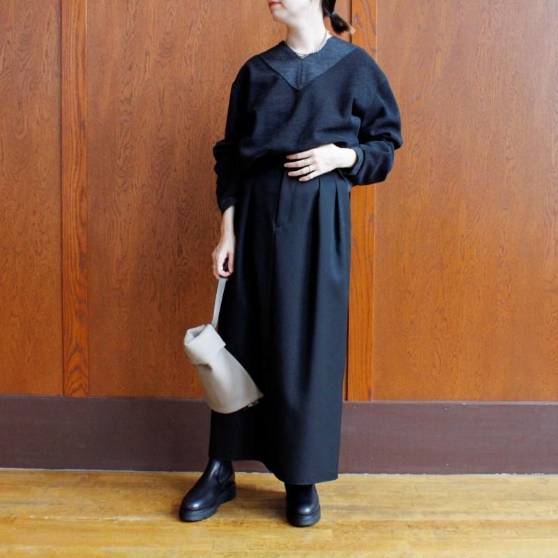 B16140 美品 ザリラクス 22SS グルカスカート ガンメタルグレー 36 THE PENCIL GURKHA SKIRT (Top Gray Top Gray) THE RERACS - A.I.R.AGE