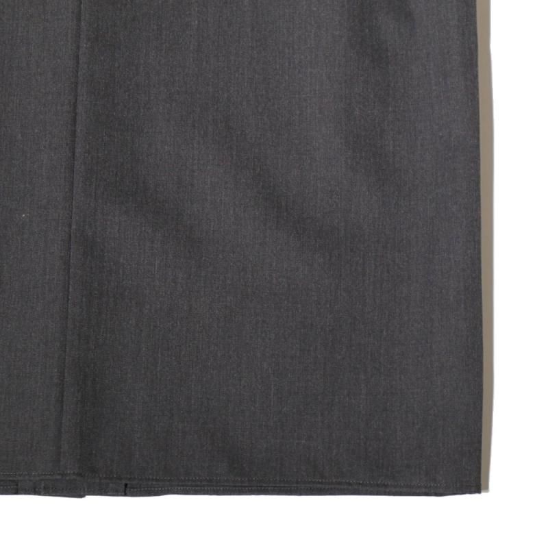 THE PENCIL GURKHA SKIRT (24FW-RESK-165L-J Top Gray) THE