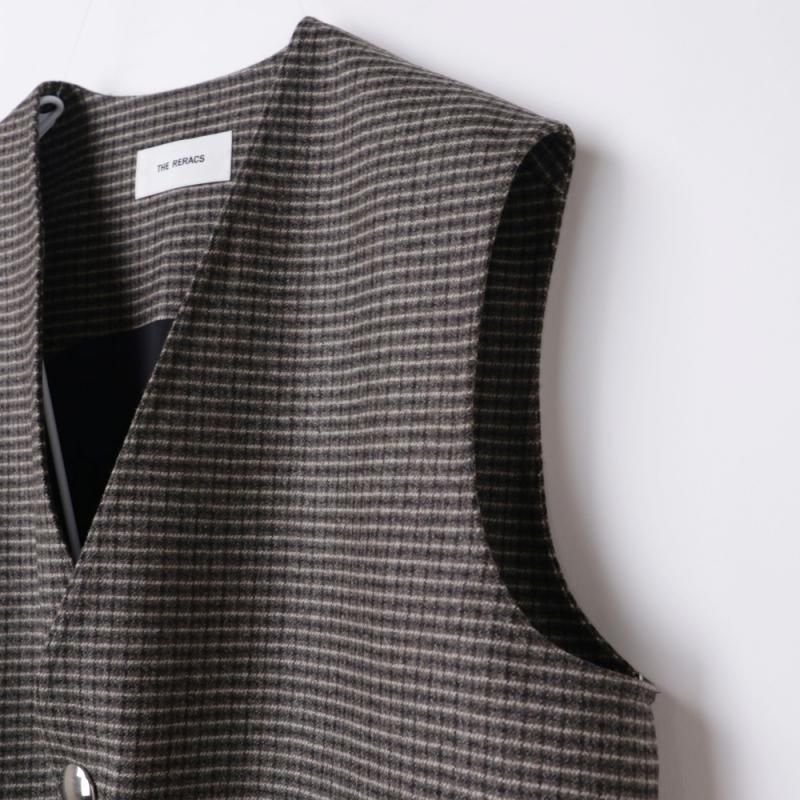 THE RERACS BIG VEST メンズ　サンドストーン　46 RERACS BIG VEST｜THERERACS（ザ リラクス）正規取り扱い通販
