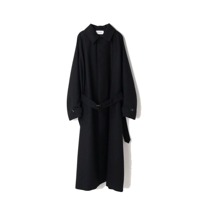 RERACS SINGLE TRENCH PONCHO (25FW-RECT-465L-J Black) THE RERACS