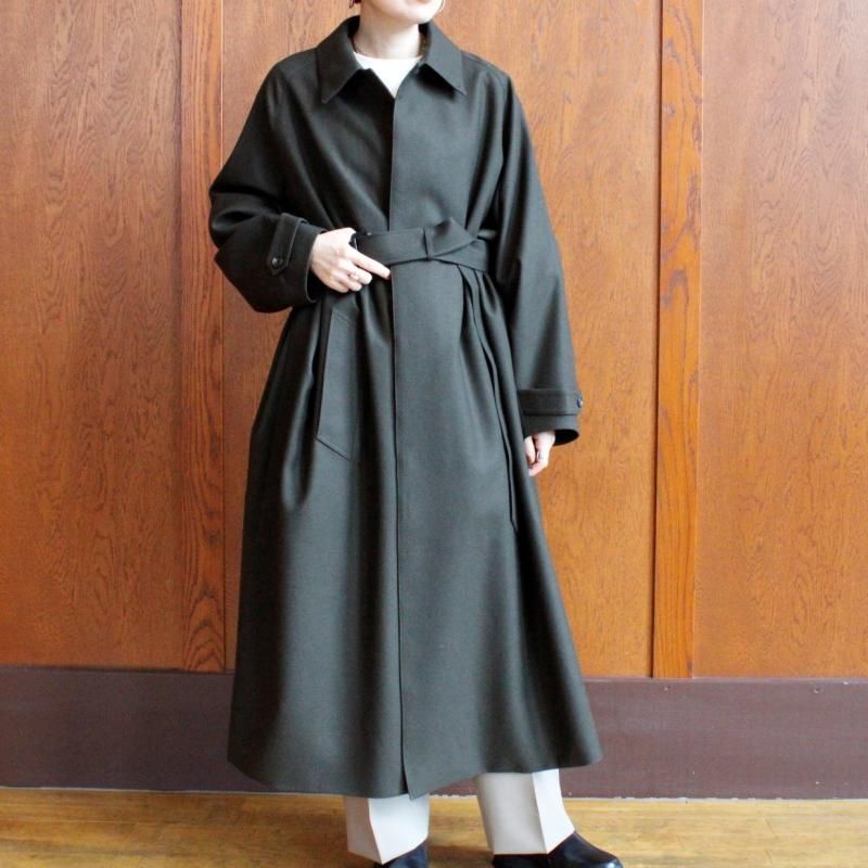 RERACS SINGLE TRENCH PONCHO (25FW-RECT-465L-J Black) THE RERACS