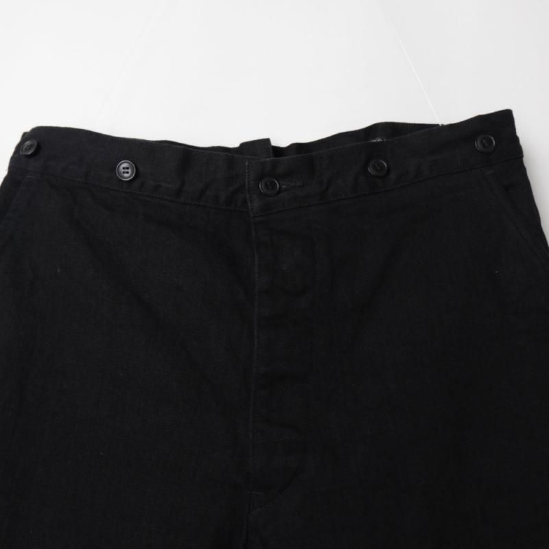 ブラックデニム オーバーパンツ (C03-03002 Black) COMOLI - A.I.R.AGE