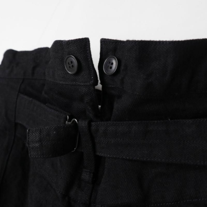 ブラックデニム オーバーパンツ (C03-03002 Black) COMOLI - A.I.R.AGE