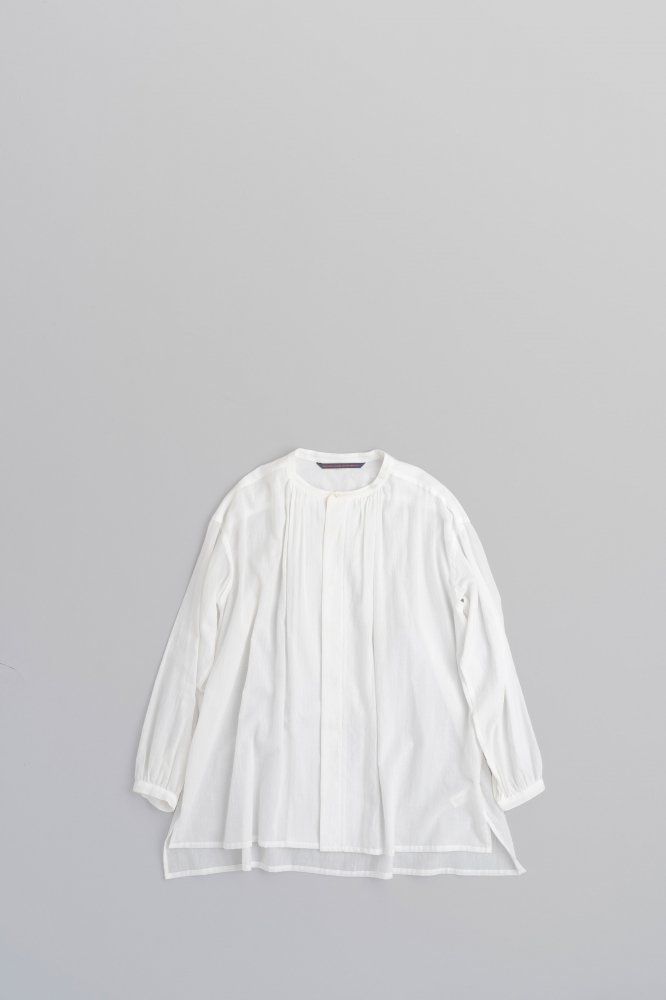 GRANDMA MAMA DAUGHTER　♀Gather Shirts (White)