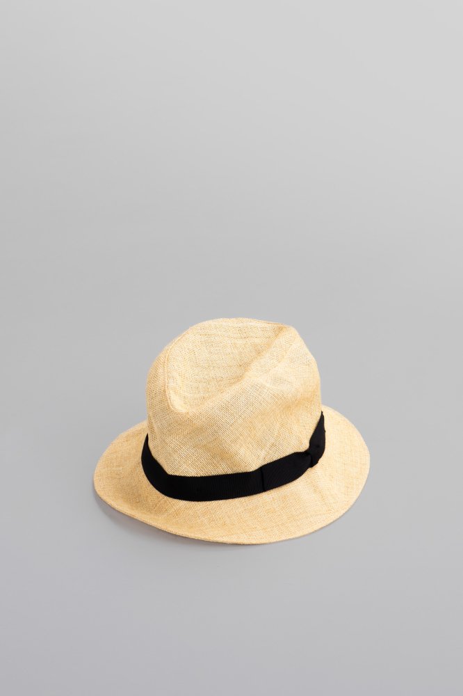KIJIMA TAKAYUKI　Paper Cloth Short Brim Hat (Beige)