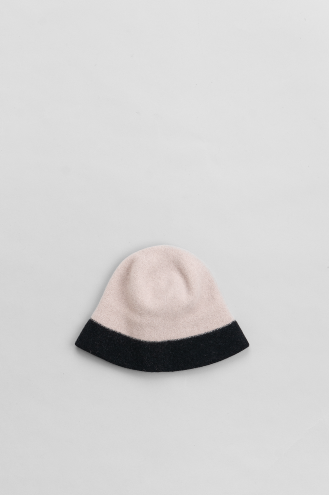 KOPKACLOCHARD BICOLOR HAT [PEBBLE & BLACK]