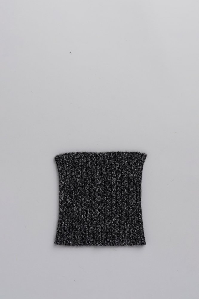 KIJIMA TAKAYUKI　Cashmere Knit Neck Warmer (Ch.Gray)