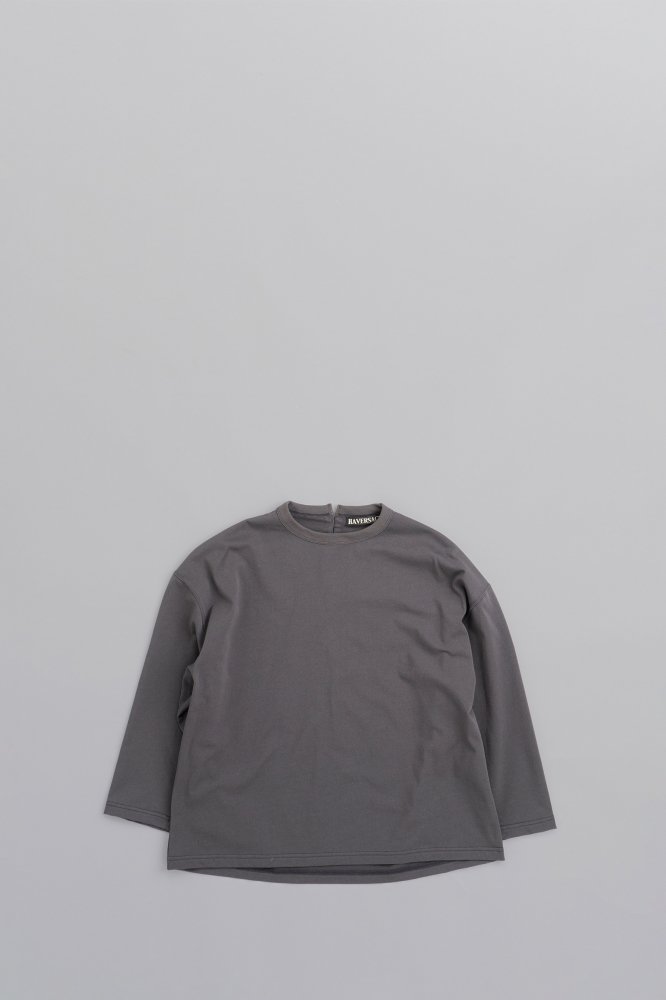 HAVERSACK　♀8/10 Back Neck Button Pullover [612201][Charcoal]