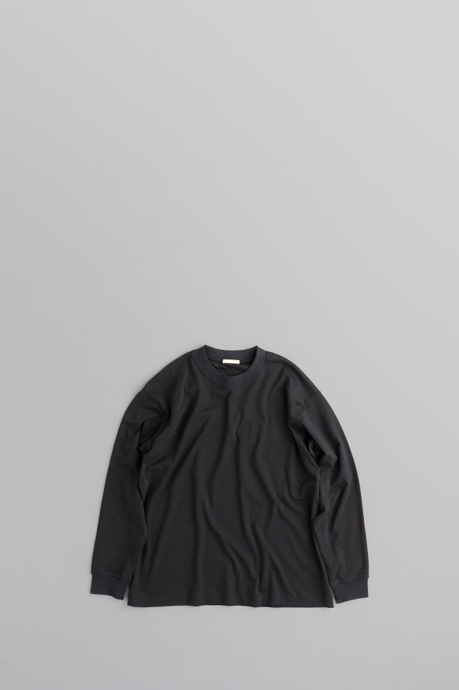 LA MOND　SUVIN COTTON LONG T-Shirt [LM-C-167][BLACK]