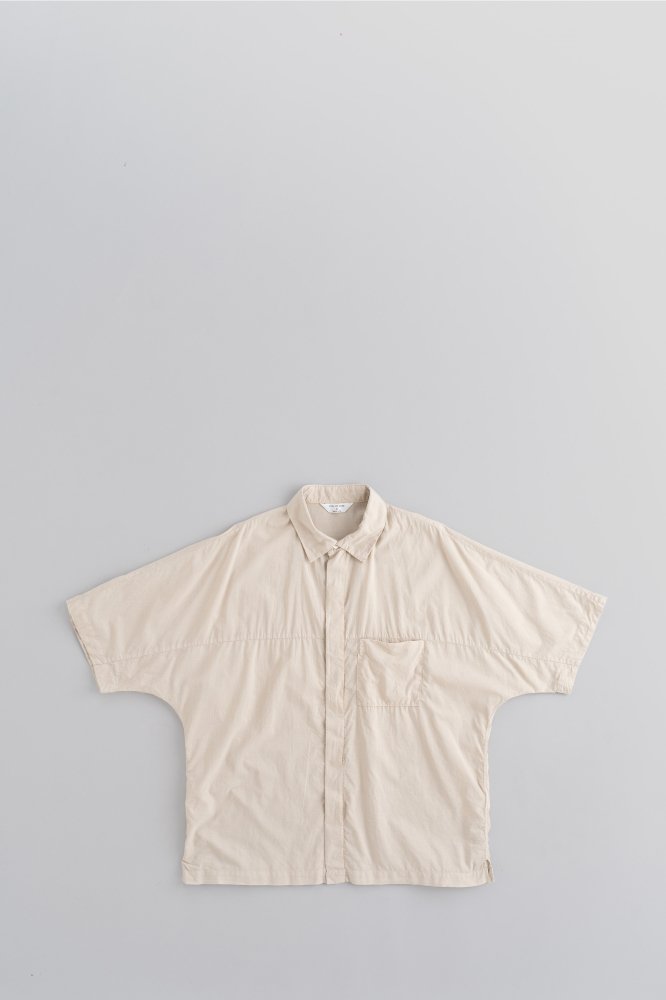 STILL BY HAND　C/S  Garment Die Big Shirt [SH01222][Ecru]