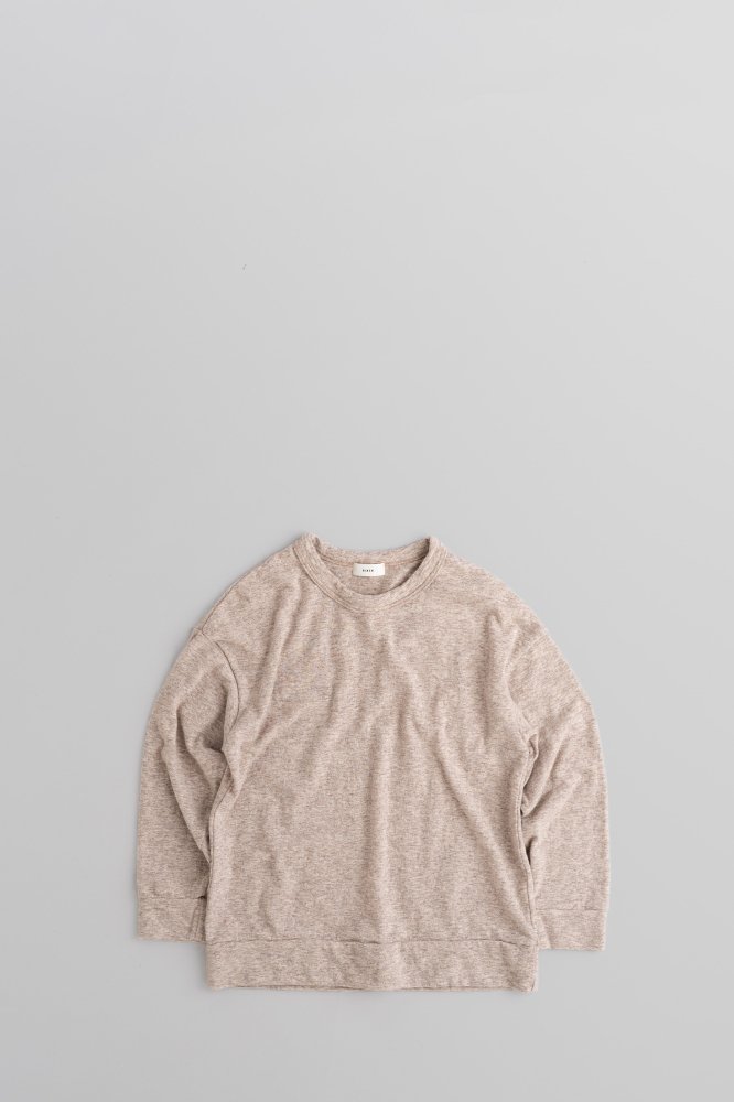 RINEN　♀1/25 WOOL JERSEY WIDE PULLOVER [SAND]