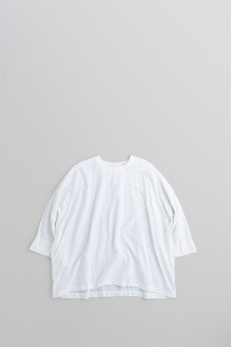 jujudhau][ズーズーダウ][SMALL NECK SHIRTS][L/C WHITE][スモール