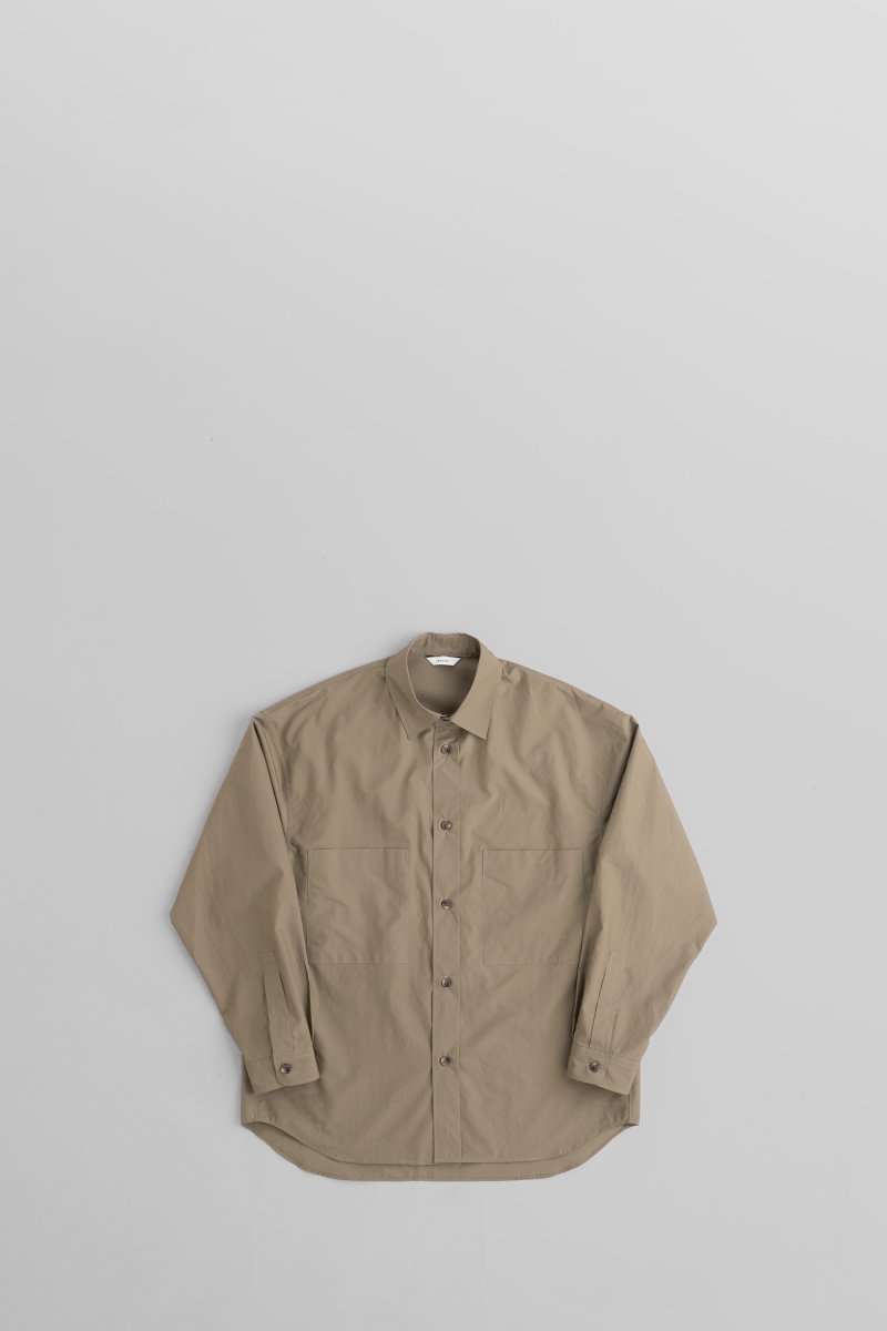 Kontor][コントール][服][LS PLACKET SHIRT][KON-SH03231][KHAKI