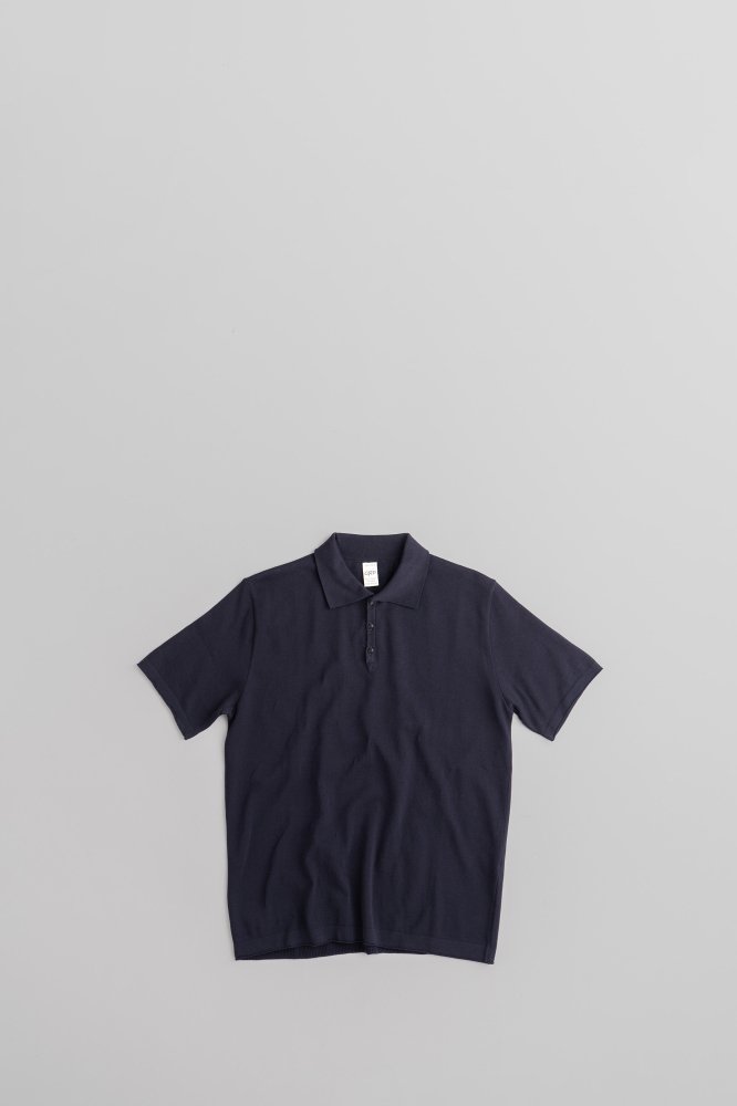 G.R.P. Knitwear Factory　POLO S/S [BLUE]