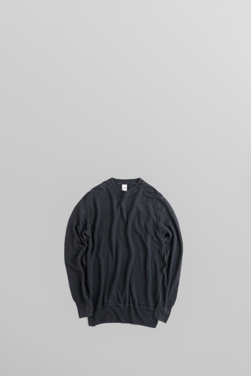 G.R.P. Knitwear Factory][GRP ニット][CrewNeckL/S][Black][リネン ...