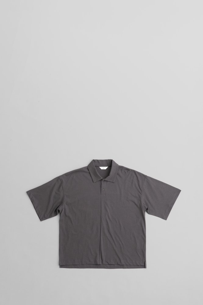 STILL BY HAND　COTTON POLO SHIRT [CS05232][CHARCOAL]