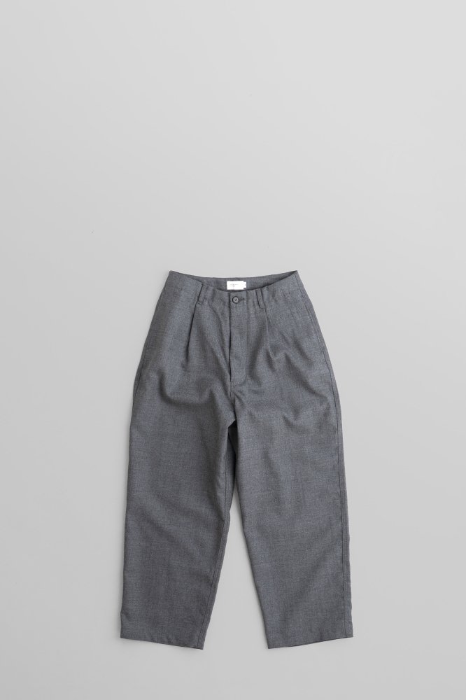STILL BY HAND　WIDE WOOL PANTS [PT08233][GREY]