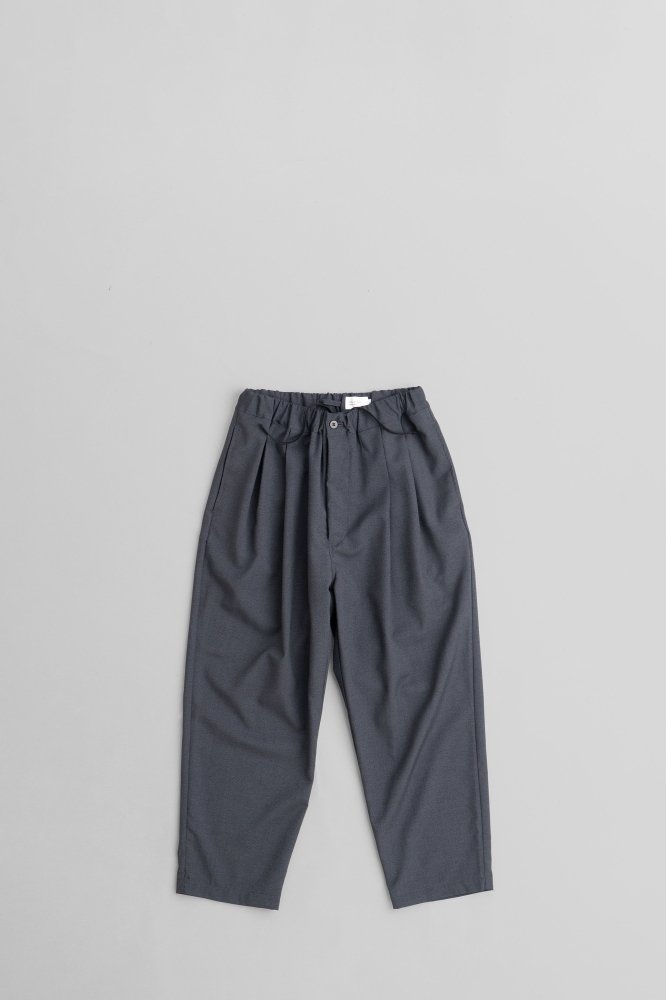 STILL BY HANDP/W TAPERED EASY PANTS [PT01242][CHACOAL] 