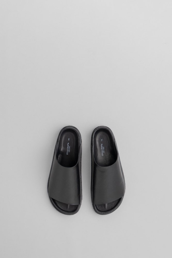 STYLE CRAFTFLAT SANDALS [OIL FACE BLACK]