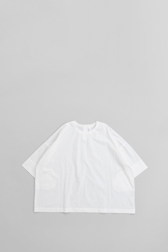 DUI JUJUDHAUSMALL NECK SHIRTS [L/C WHITE]