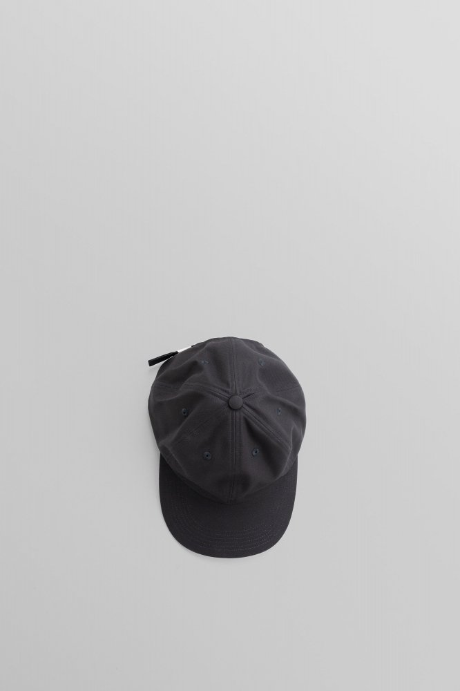 KIJIMA TAKAYUKICOTTON GABA 6PANEL CAP [E-008C-01][BLACK]