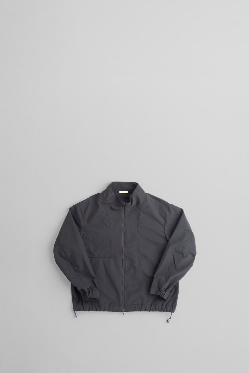 LA MOND][ラモンド][STAND NECK WIDE BLOUSON][LM-O-119][BLACK]