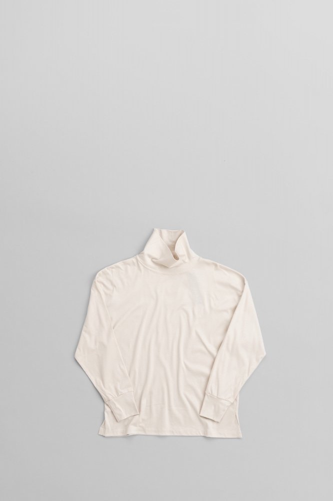 HAVERSACKLOOSE FIT MOCK TURTLENECK SHIRT [412401][WHITE]