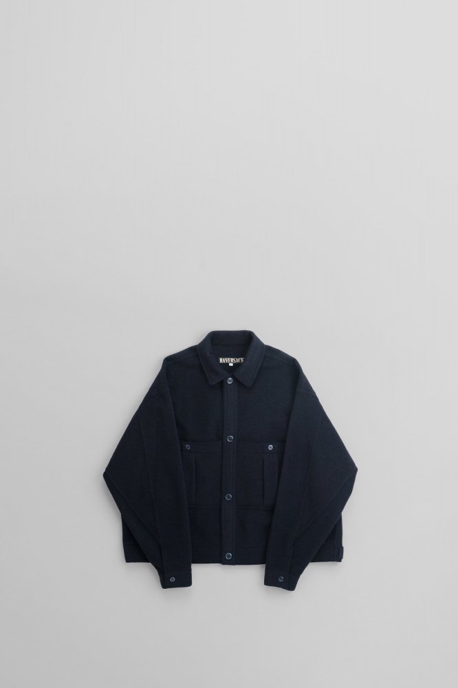 HAVERSACKW/C CUTOFF SHORT BLOUSON [472424][NAVY]