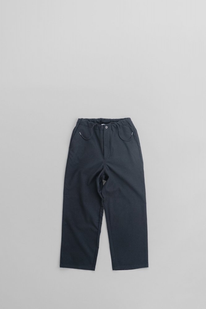 STILL BY HANDC/W EASY TAPERED PANTS [PT08243][BLACK NAVY]