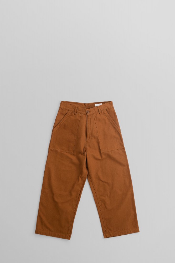 alvanaDUCK BAKER PANTS [AFW-25009][BROWN] 