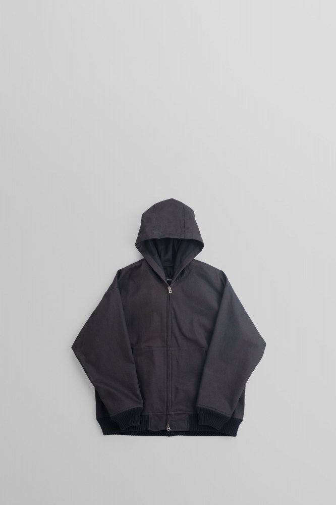 alvanaDUCK WOOL DETROIT PARKA [AFW-25052][BLACK]