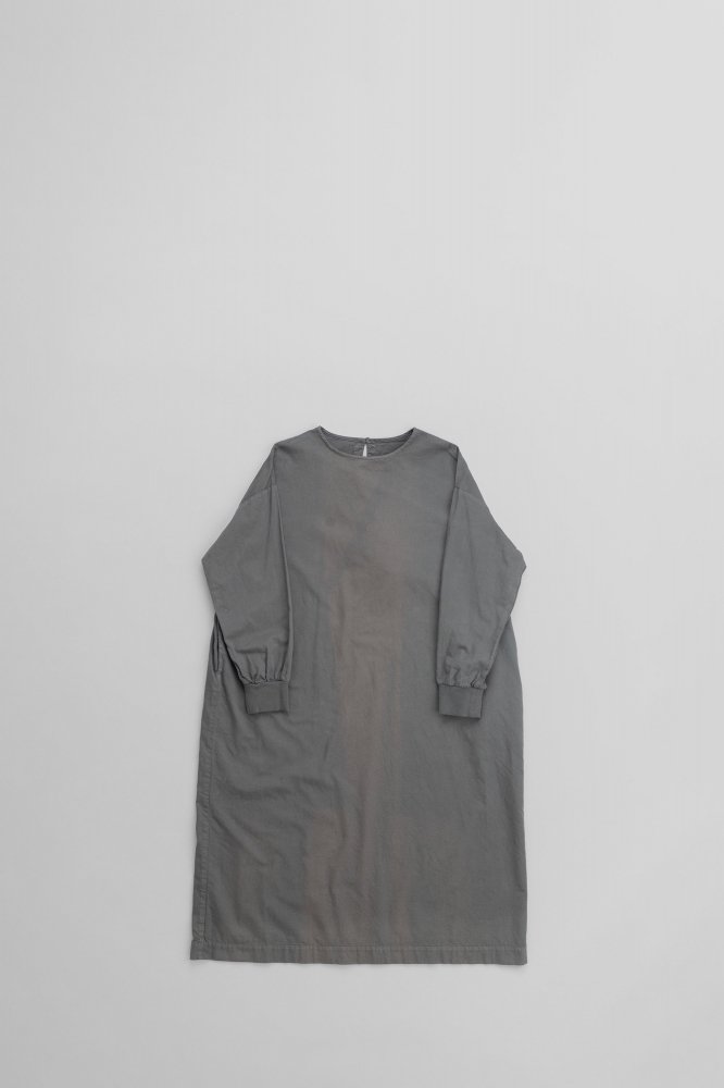 pritSOFT TWILL WIDE DRESS [CHARCOAL]