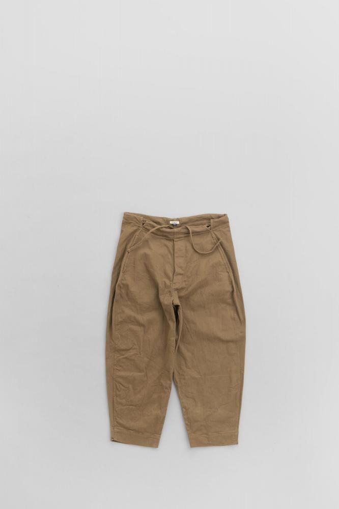 jujudhauDOUGI PANTS [TWILL MUSTARD]