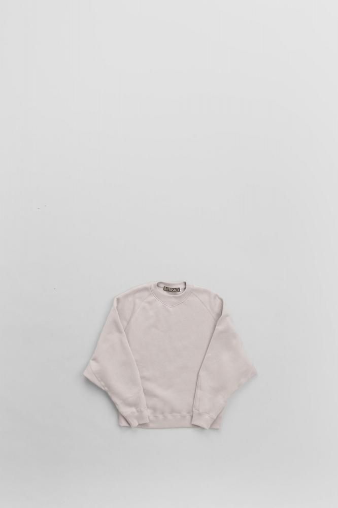 HAVERSACKAZUMA FLEECY STITCH CREW NECK SWEAT [412522][LIGHT GREY]