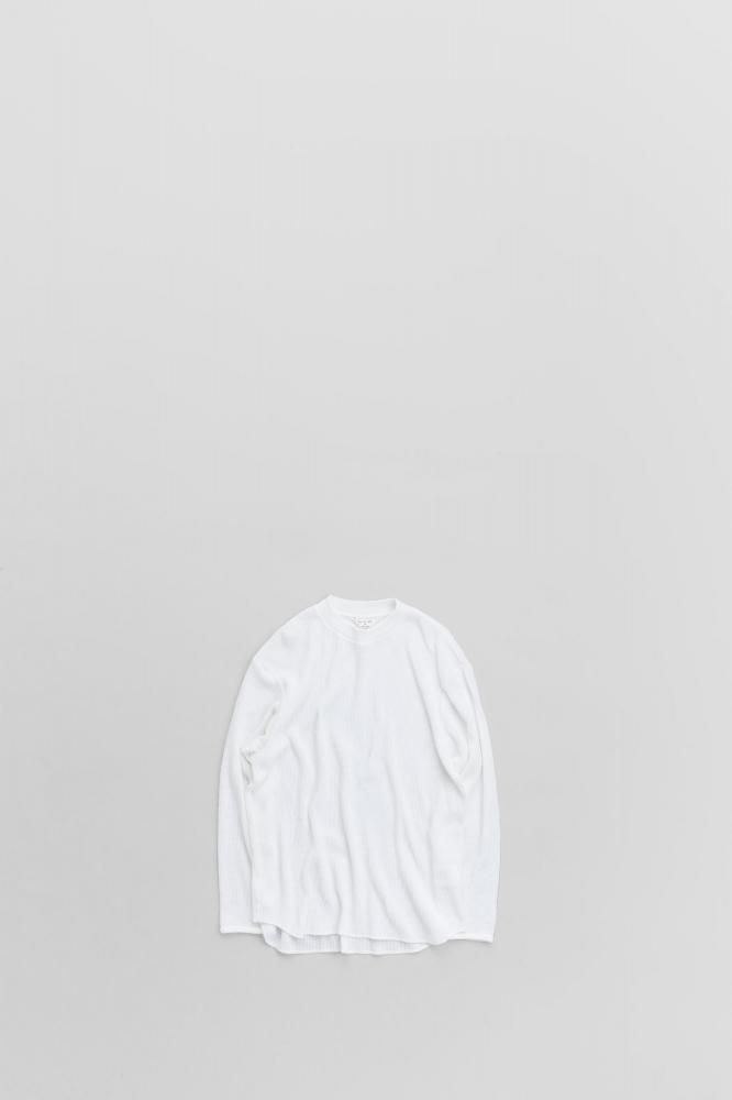 STILL BY HANDTHERMAL CREW NECK PULLOVER [CS01254][WHITE]