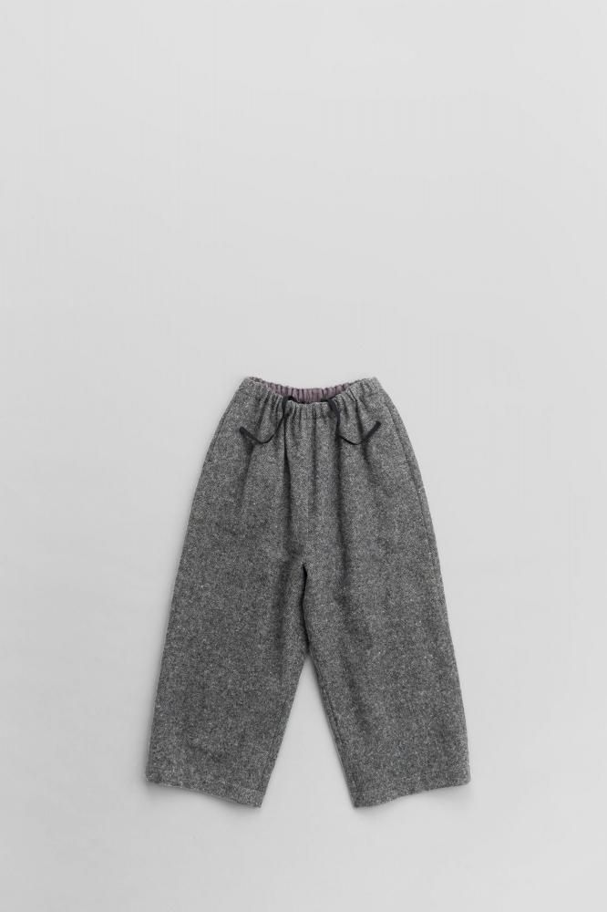 美品◆ゴーシュ　カツラギワイドパンツ　グレー ゴーシュ カツラギ極太ワイドパンツ | Less Higashikawa