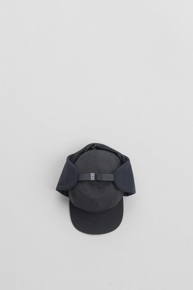 COMME des GARCONS HOMMEC/N GROSGRAIN  ESTER FLEECE FLIGHT CAP [HP-K602-051][BLACK]