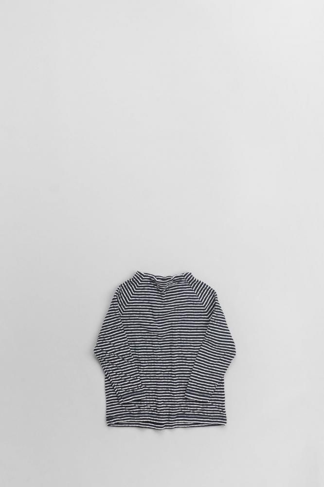 pritW/C BOTTLENECK PULLOVER [WHITE  NAVY]