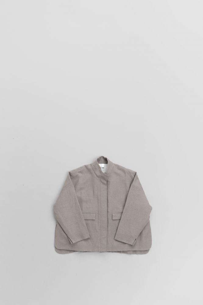DUI JUJUDHAUSTAND COLLAR JACKET [LW GRAIGE]