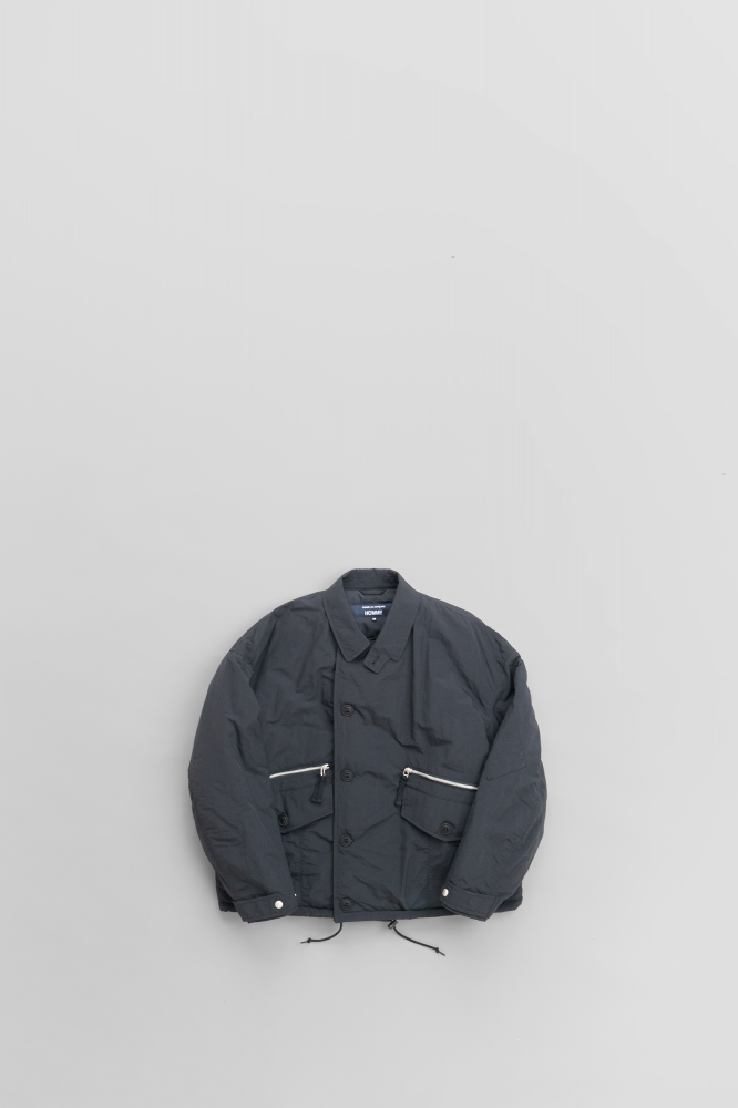 COMME des GARCONS HOMMENYLON TUSSER MILITARY JACKET [HP-J027-051][BLACK]