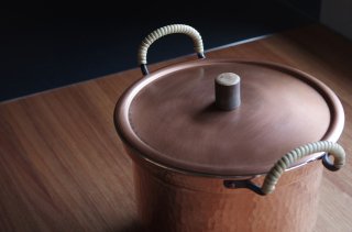 銅のふた - F/style<br />銅の両手鍋 六寸用【受注製作】
