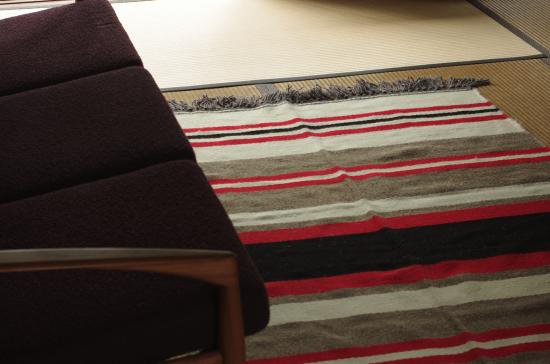 WOOL RUG red MFABRICA ALENTEJANA DE LANIFICIOUS - credenza online shop