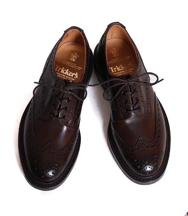 M5633 Tricker's/トリッカーズ　バートン　カントリーシューズ　バケッタレザー　スムースレザー　ダークブラウン -  loop-kagoshima