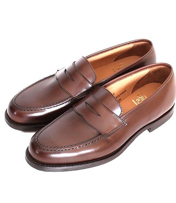 79. CROCKETT&JONES ボストン2 ペニーローファー 8 1/2