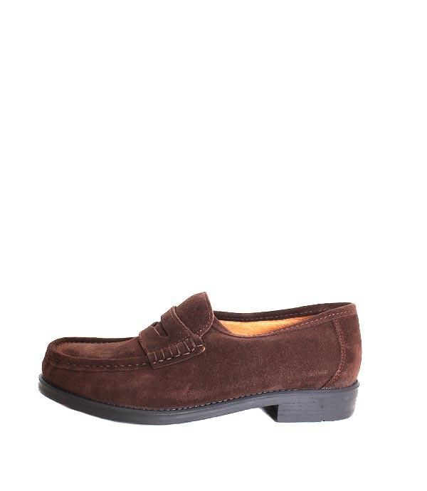 HIMALAYAヒマラヤ 5102 ダークブラウン スリッポン コインローファー